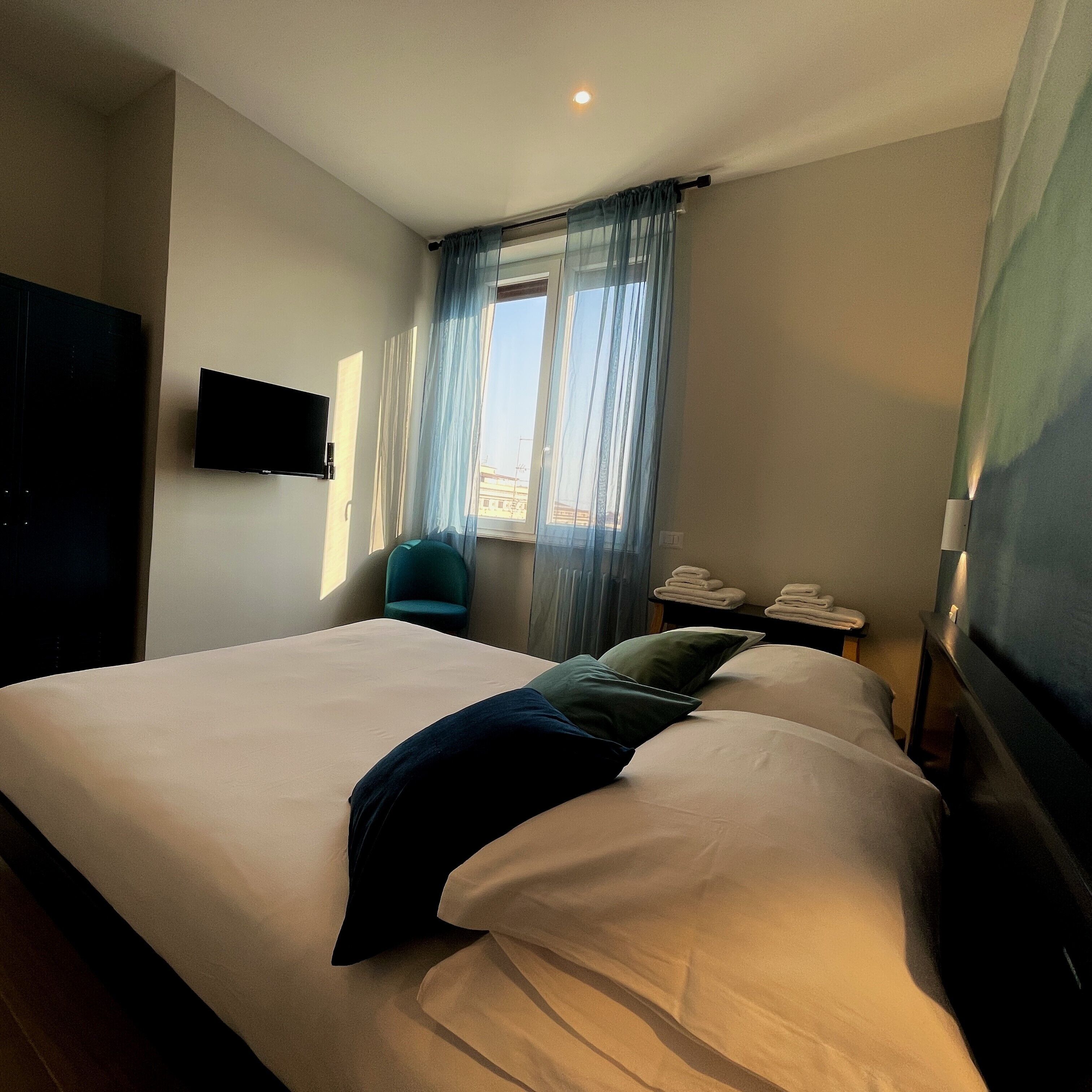 2 camere, ferro/asse da stiro, culla da viaggio, Wi-Fi gratuito