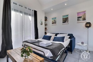 1 Schlafzimmer, Bügeleisen/Bügelbrett, kostenloses WLAN, Bettwäsche