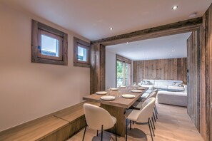 Dining - Le Refuge contemporain - Welkeys (Megève)