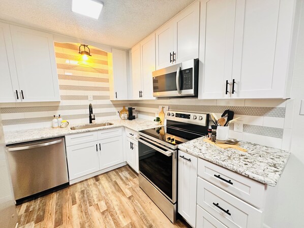 Microwave, oven, stovetop