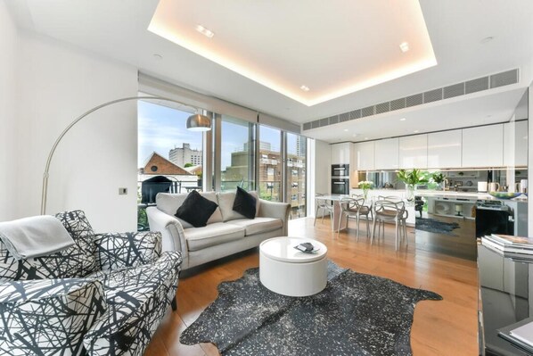 Living area - London Oasis Retreat With 2 Bedrooms - Fulham (London)