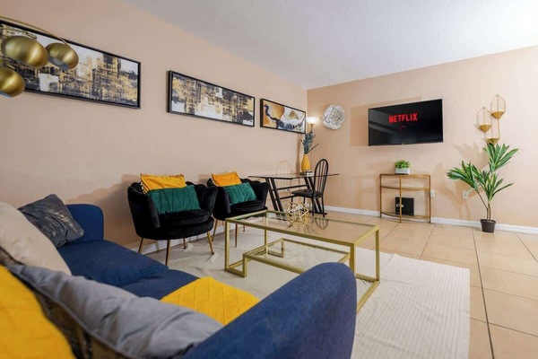 Netflix and chill on this comfy sofa.