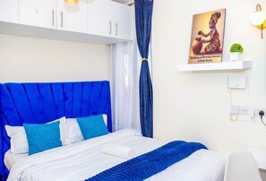 1 bedroom, WiFi, bed sheets