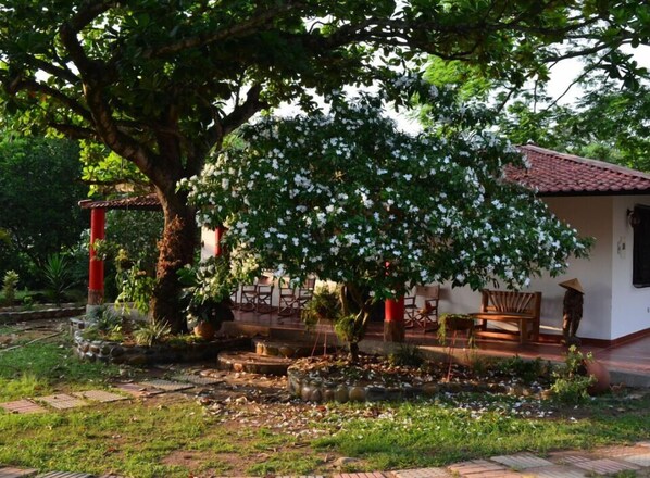 Façade de l’hébergement