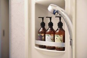 Hair dryer, towels