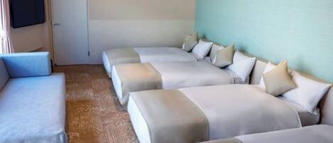 1 slaapkamer, een bureau, gratis wifi, beddengoed