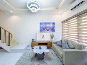 50-inch flat-screen TV with digital channels