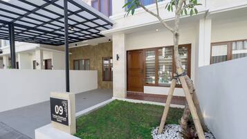 Fassade der Unterkunft