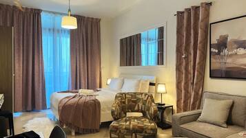 1 soveværelse, strygejern/strygebræt, weekendseng, Wi-Fi