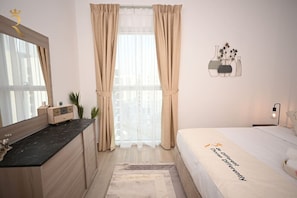 1 bedroom, iron/ironing board, travel cot, WiFi