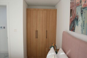 Keep your outfits sharp and stylish with this handy cupboard.