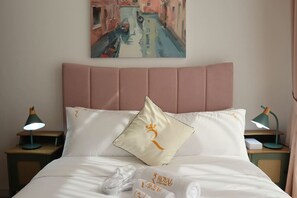 Soft sheets, cozy vibes, and a restful night await.