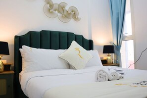2 bedrooms, iron/ironing board, travel crib, WiFi