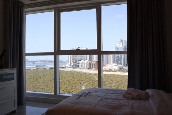 1 غرفة نوم ومكواة/لوح كي وسرير سفر وواي فاي