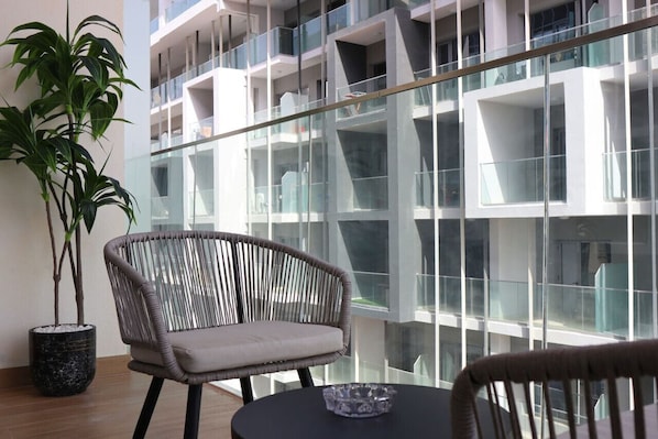Breathe in fresh air and enjoy stunning views from your private balcony