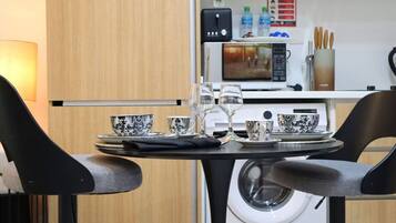 Enjoy your meals in style in this elegant dining space, perfect for family or friends