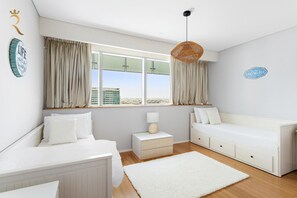 2 bedrooms, iron/ironing board, travel crib, WiFi