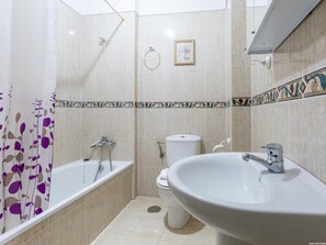 Hair dryer, towels