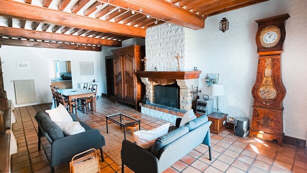 Living area - Gite du Lac - Lake Vouglans (Largillay-Marsonnay)