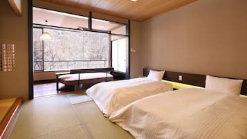 Standard Japanese-Style Twin Beds Room - Indoor Bath - Non-Smoking | Caja fuerte