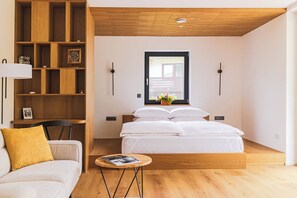 Deluxe-Studio, Sauna, Bergblick