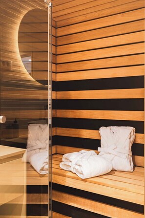 Studio Deluxe, sauna, vue montagne | Salle de bain