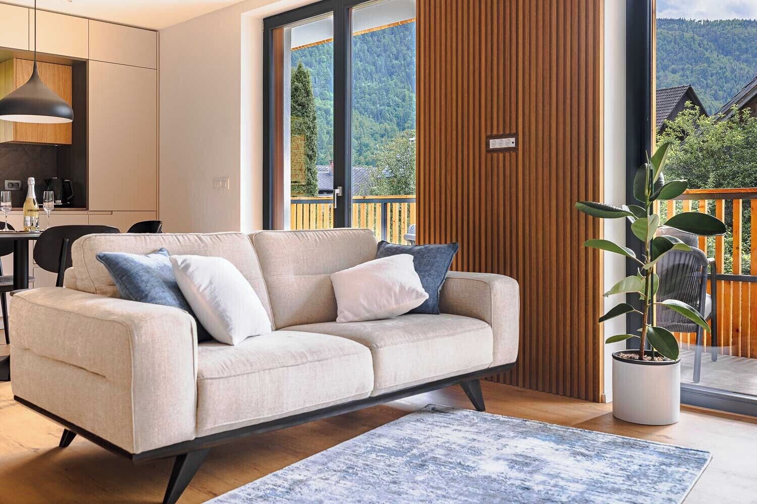 Family Apartment, 2 Bedrooms, Balcony, Mountain View | Premium bedding, memory-foam beds, individually decorated