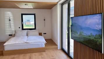 Deluxe-Studio, Sauna, Bergblick