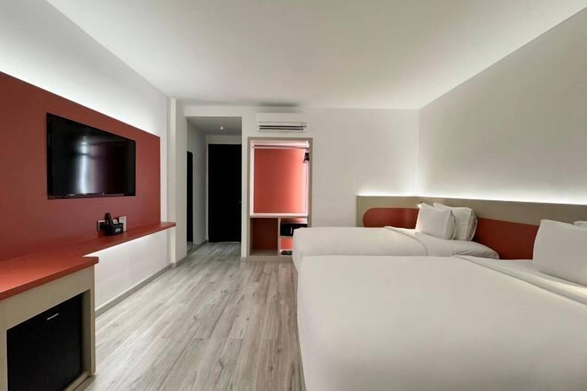 In-room safe, desk, blackout curtains, iron/ironing board
