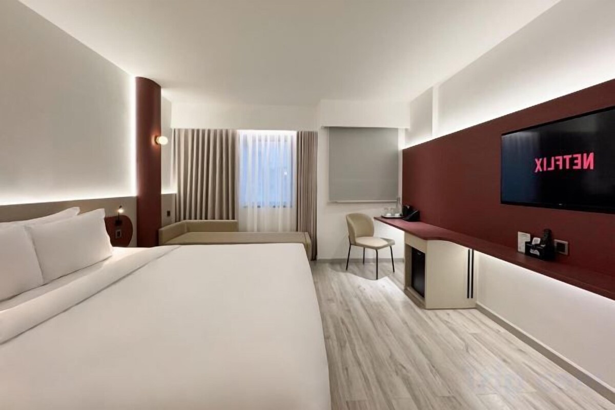 In-room safe, desk, blackout curtains, iron/ironing board