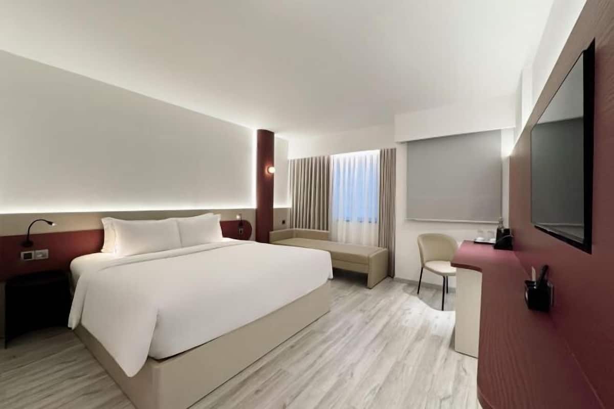 In-room safe, desk, blackout curtains, iron/ironing board