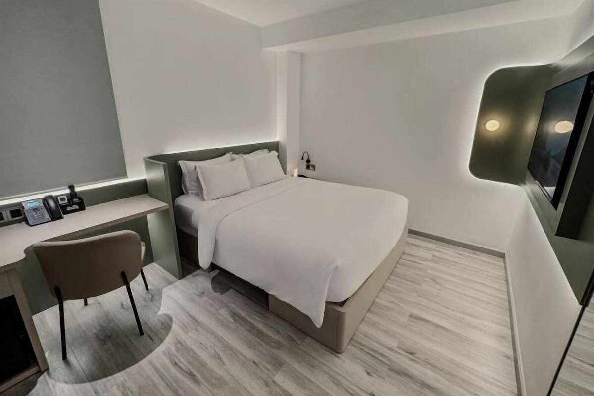 In-room safe, desk, blackout curtains, iron/ironing board