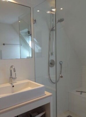 Shower, hair dryer