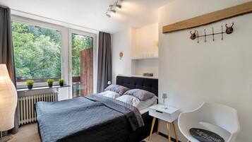 1 Schlafzimmer, Bügeleisen/Bügelbrett, kostenloses WLAN, Bettwäsche