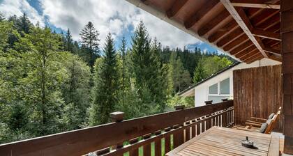 Apartment 'Villa Eichwald' with Shared Garden, Balcony and Wi-Fi