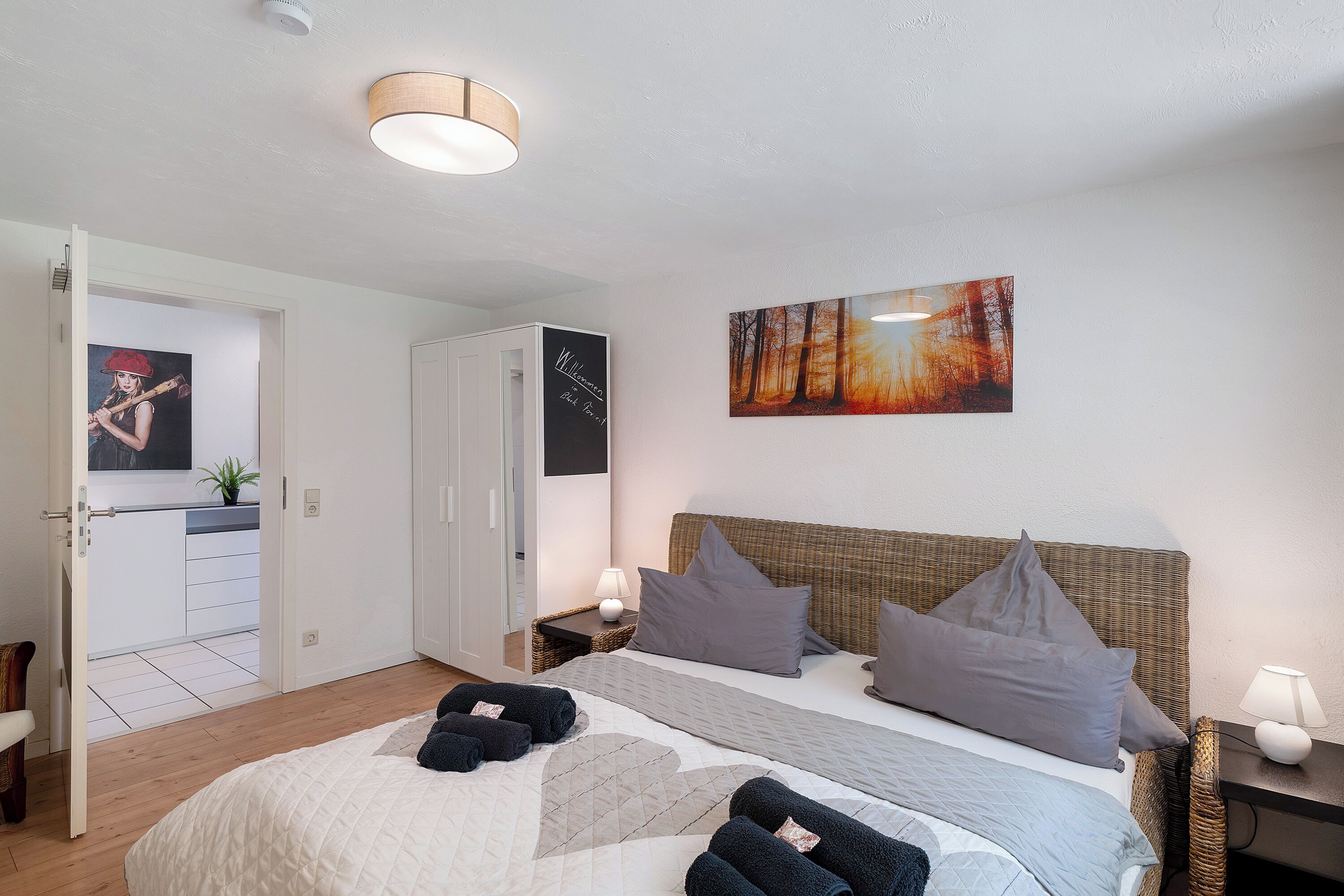 1 chambre, fer et planche à repasser, Wi-Fi gratuit, draps fournis