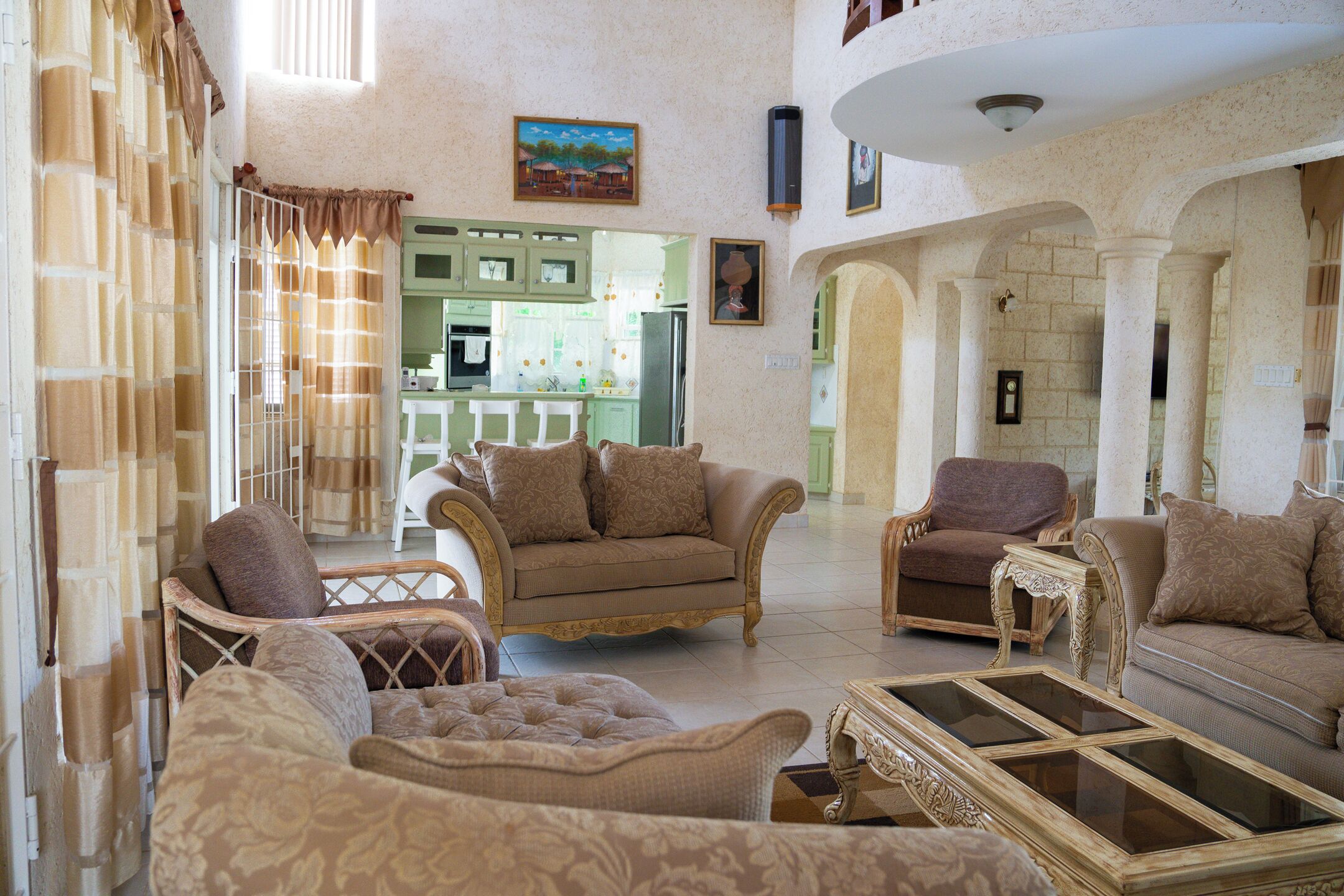 Villa, 5 Bedrooms, Smoking, Private Pool | Living room