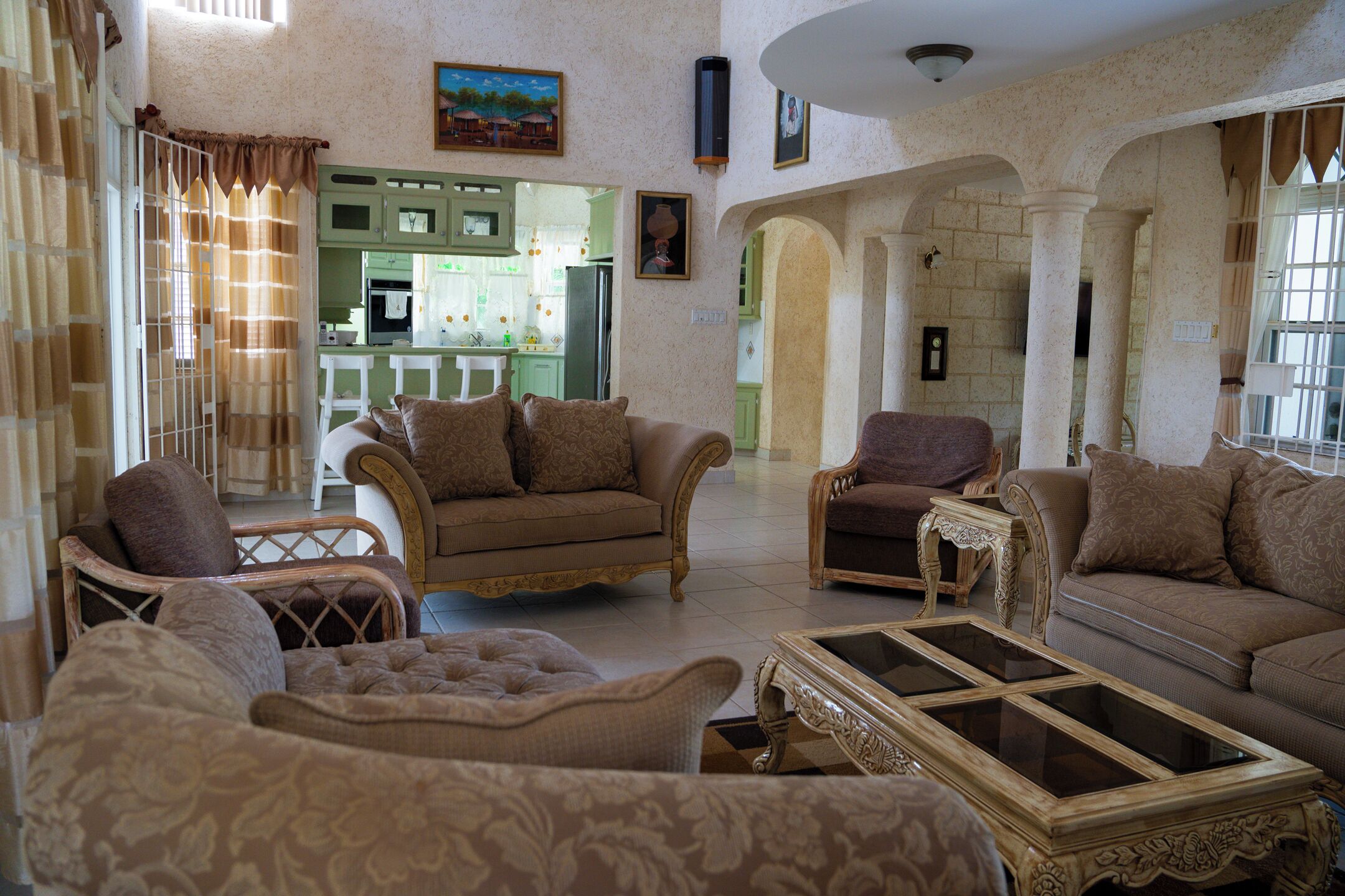 Villa, 5 chambres, fumeur, piscine privée | Salle de séjour