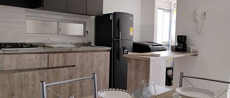 Loft, 1 slaapkamer, roken, uitzicht op de stad | Privékeuken