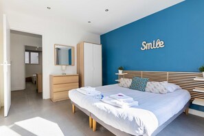 2 bedrooms, desk, iron/ironing board, free WiFi