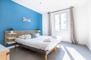 2 bedrooms, desk, iron/ironing board, free WiFi