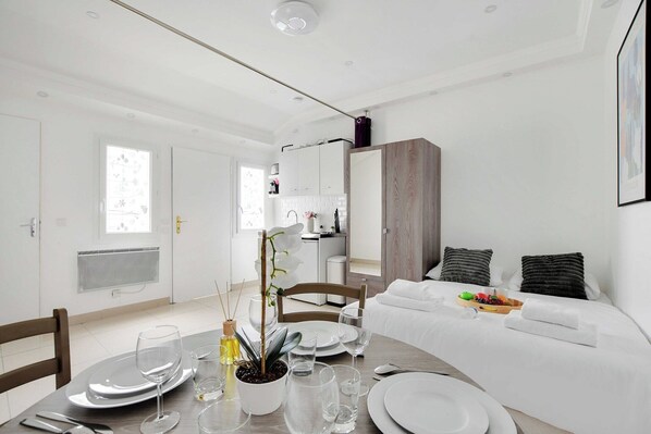 Een bureau, gratis wifi