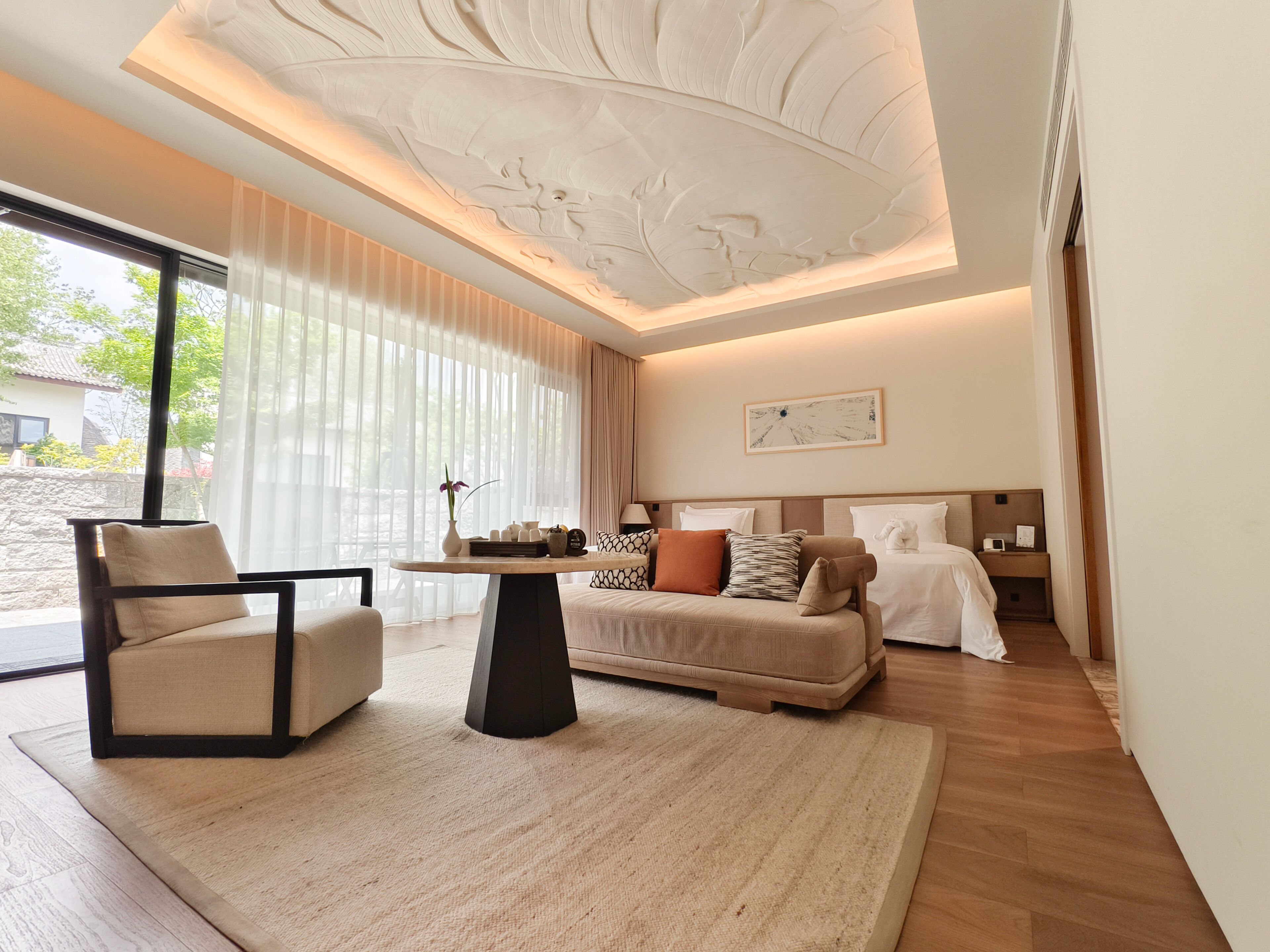 Camera Premier con 2 letti singoli, bagno privato, vista giardino | Biancheria da letto di alta qualità, copriletto in piuma