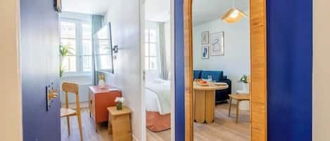 1 chambre, fer et planche Ă repasser, Wi-Fi, literie fournie