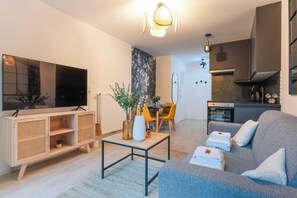 Smart-tv en een kantoor