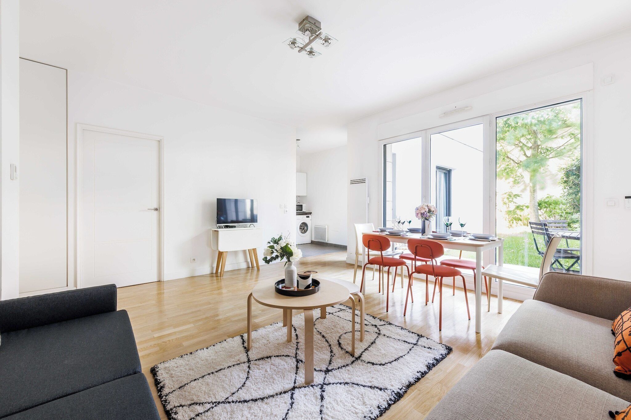 Smart-tv en een kantoor