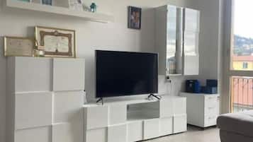 Apartment, 2 Schlafzimmer, Raucher, Balkon | Wohnzimmer
