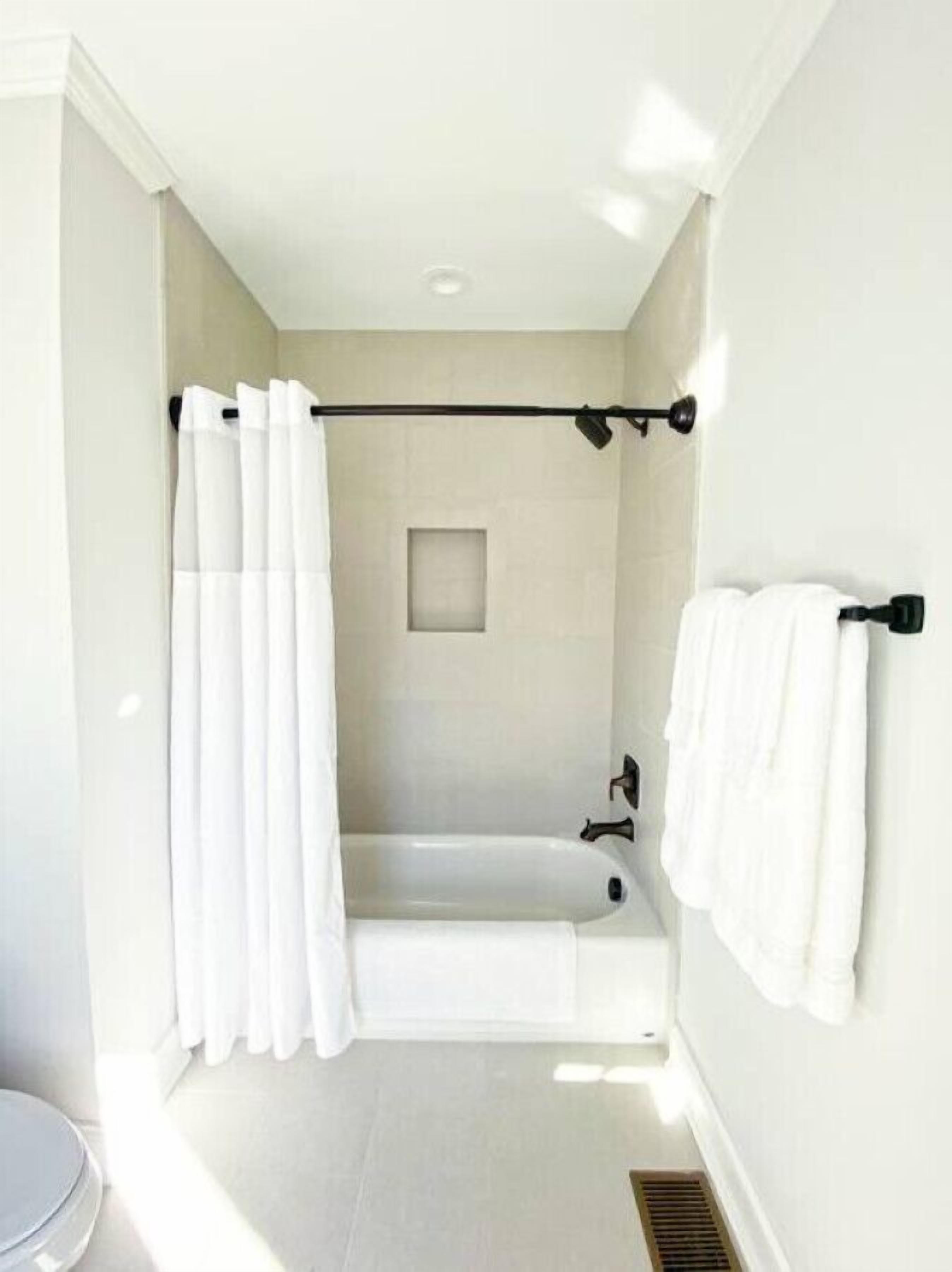 Hair dryer, towels