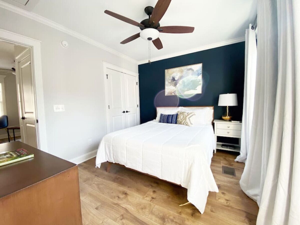 1 makuuhuone, silitysrauta/-lauta, vauvan matkasänky, ilmainen Wi-Fi