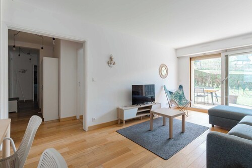 Appartement 3 chambres avec jardin et piscine